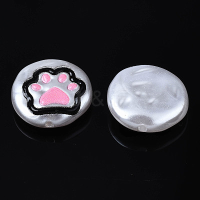 3D Printed ABS Plastic Imitation Pearl Beads KY-S163-425-1