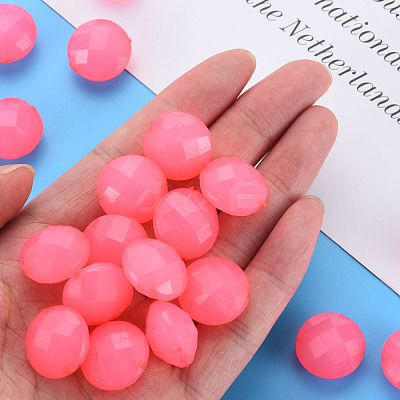 Imitation Jelly Acrylic Beads MACR-S373-94-E09-1