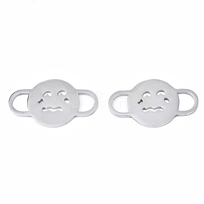 Non-Tarnish Halloween Theme Expression 304 Stainless Steel Links Connectors STAS-N095-068-1
