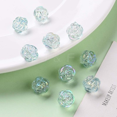 Transparent Acrylic Beads TACR-S154-33C-754-1