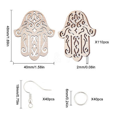 DIY Earrings Kits DIY-SC0010-68-1