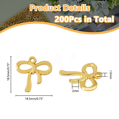 200Pcs Alloy Pendants FIND-DC0006-19-1