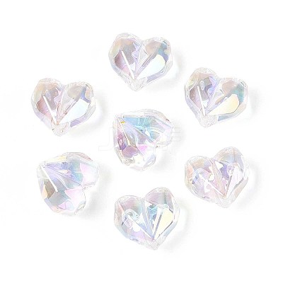 UV Plating Transparent Acrylic Beads MACR-L007-05A-01-1