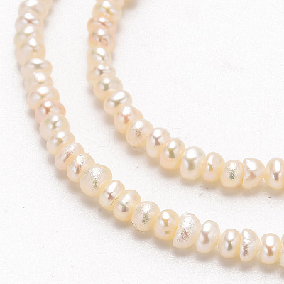Grade AA Natural Cultured Freshwater Pearl Beads Strands PEAR-L003-B-03-01-1