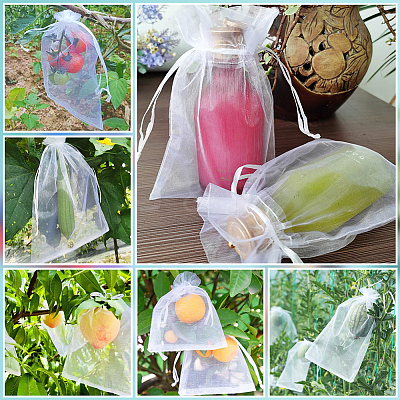 30pcs Large Organza Pouches Portable Shoes Bag Travel Storage Drawstring Bags OP-SP0001-03A-01-1