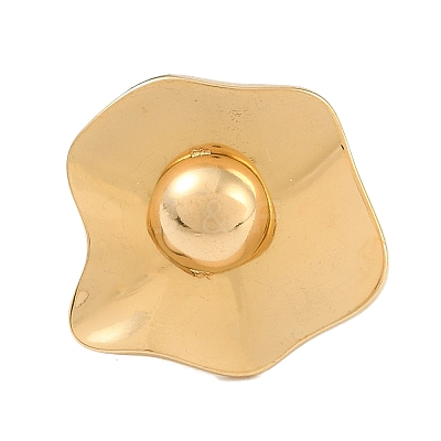 304 Stainless Steel Open Cuff Rings for Women RJEW-S410-01G-04-1