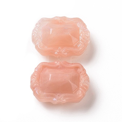 Opaque Acrylic Beads OACR-E015-07C-1