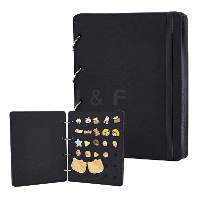 8 Pages Felt Shoe Charms Collection Binder Book AJEW-WH0038-94P-02-1