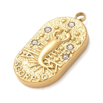 304 Stainless Steel Pendants STAS-F349-03G-11-1