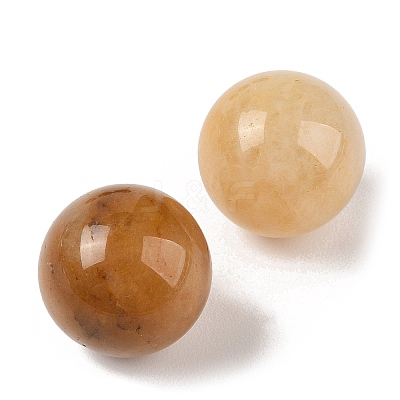 Natural Topaz Jade No Hole Sphere Beads G-K353-04D-17-1