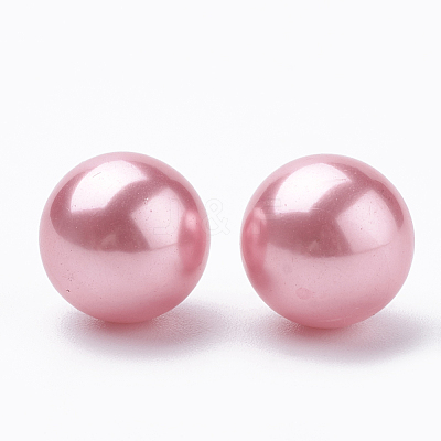 Eco-Friendly Plastic Imitation Pearl Beads MACR-S277-10mm-C12-1