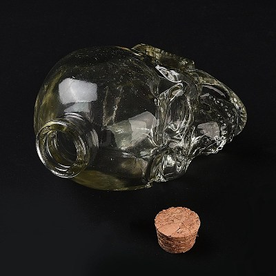 Skull Glass Wine Bottle BOTT-PW0011-66A-1