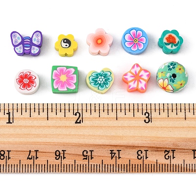 Handmade Polymer Clay Beads CLAY-FS0001-20-1