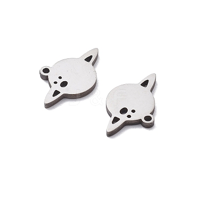 201 Stainless Steel Charms STAS-V001-17-1