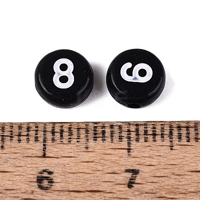 Opaque Acrylic Beads SACR-Q001-12C-1