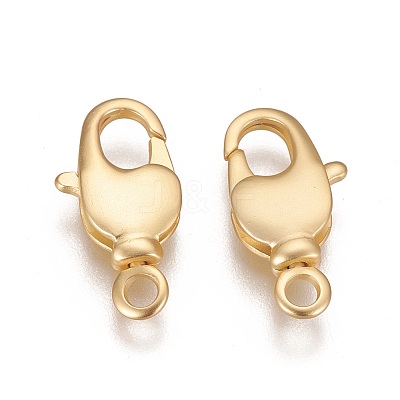 Brass Swivel Lobster Claw Clasps KK-K238-39MG-L-1