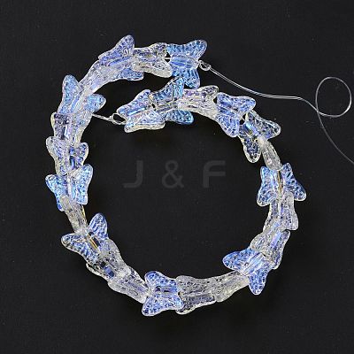 Transparent Glass Beads Strands GLAA-F114-04E-1