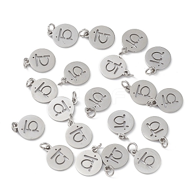 Non-Tarnish 304 Stainless Steel Charms STAS-Q201-T447P-1