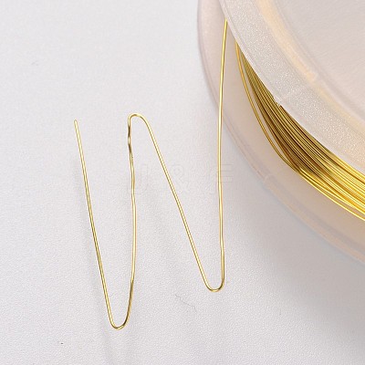 Round Copper Jewelry Wire X-CW0.2mm007-1