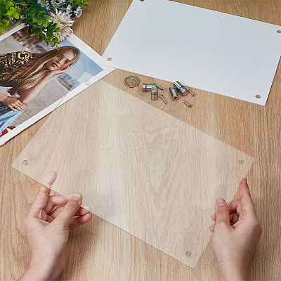 Heat Transfer Tempered Glass Cutting Board DIY-WH0349-389A-1