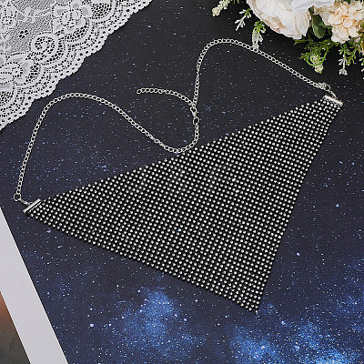 Triangle Alloy Headwear Masquerade Masks AJEW-WH20067-054EB-1