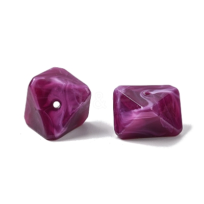 Opaque Acrylic Beads OACR-D320-02L-1