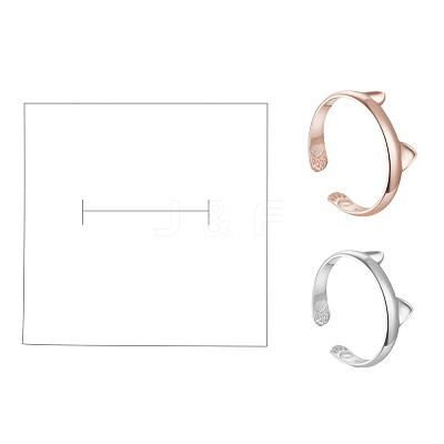 Paper Cardboard Jewelry Ring Boxes CBOX-E012-05A-1