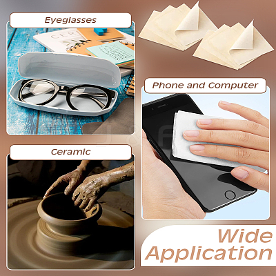 20Pcs Suede Polishing Cloth AJEW-LP0004-09-1