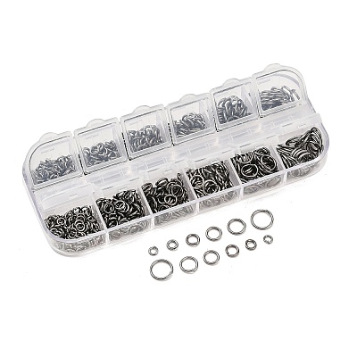 1 Box Brass Open Jump Rings KK-X0059-B-B-1