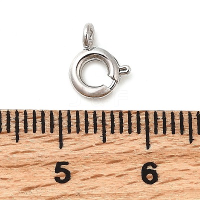 Brass Spring Ring Clasps KK-D407-20P-A-1