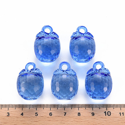 Autumn Theme Transparent Acrylic Pendants TACR-T024-04B-940-1