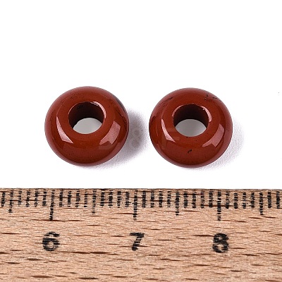 Natural Red Jasper European Beads G-Q602-04F-1