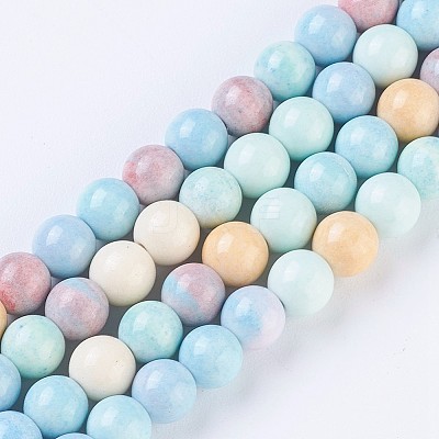 Natural Gemstone Imitation Rainbow Alashan Agate Strands G-O183-05C-1-1