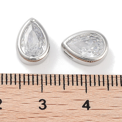 Brass Cubic Zirconia Beads X-KK-C051-60P-05-1