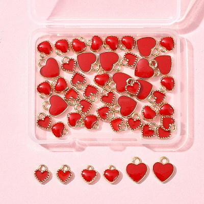 48Pcs 3 Styles Alloy Enamel Charms ENAM-FS0002-42-1