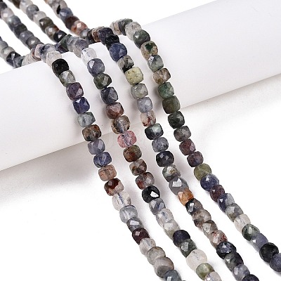 Natural Iolite Beads Strands G-N342-112B-1