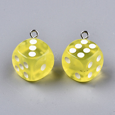 Epoxy Resin Pendants CRES-N025-12A-1