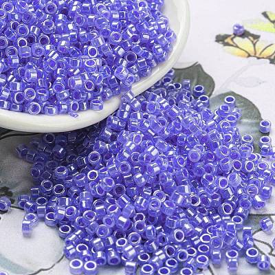 Electroplate Transparent Glass Seed Beads SEED-S042-16A-06-1