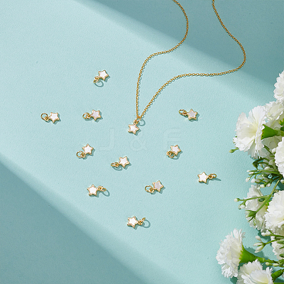 12Pcs Brass Charms KK-ME0002-13-1