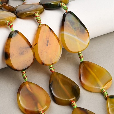 Natural Banded Agate/Striped Agate Beads Strands GG-CBAE0EB-01A-08-1