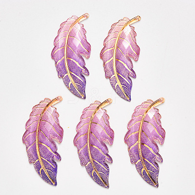 Transparent Acrylic Big Pendants X-TACR-R140-03C-1