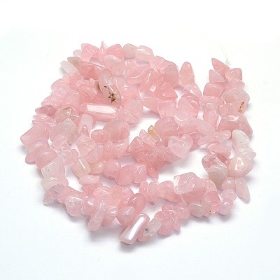 Natural Rose Quartz Beads Strands X-G-O049-B-60-1