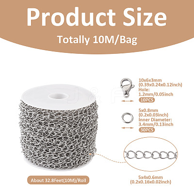 DIY Chain Bracelet Necklace Making Kit DIY-YS0001-45-1