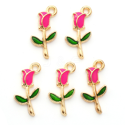 Alloy Enamel Pendants X-ENAM-S121-049-1-1