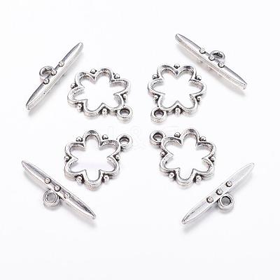 Alloy Toggle Clasps EA777Y-AS-NR-1