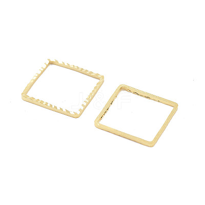 Brass Beads Frames KK-M288-01G-D-1