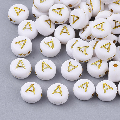 Plating Acrylic Beads PACR-R242-01A-1