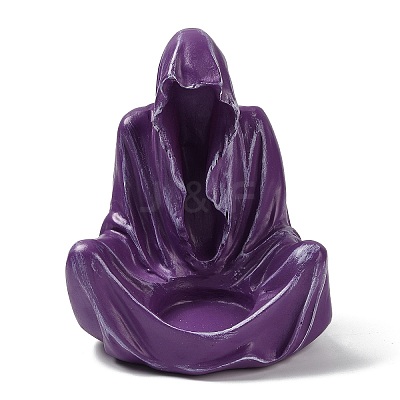 Resin Tealight Candle Holders AJEW-E057-01A-1