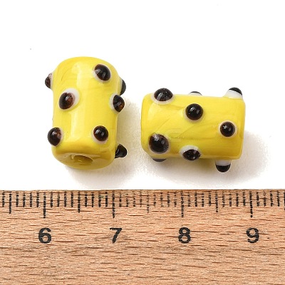 Handmade Bumpy Lampwork Beads LA-CBAEC7C-01A-1