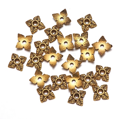 Tibetan Style Alloy Bead Caps GAA0551-1